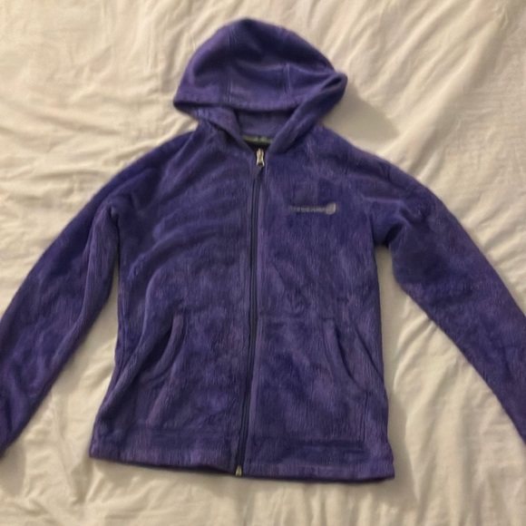 Girls size 10-12 years Fleece Hoodie with Full-Zip and Hoodie Freecountry - Picture 1 of 13